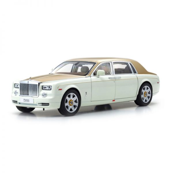 1:18 Rolls-Royce Phantom EWB - English White/Antique Gold