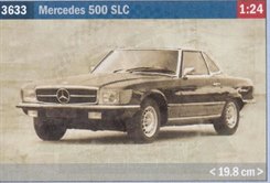 Mercedes 500 SLC Model Kit