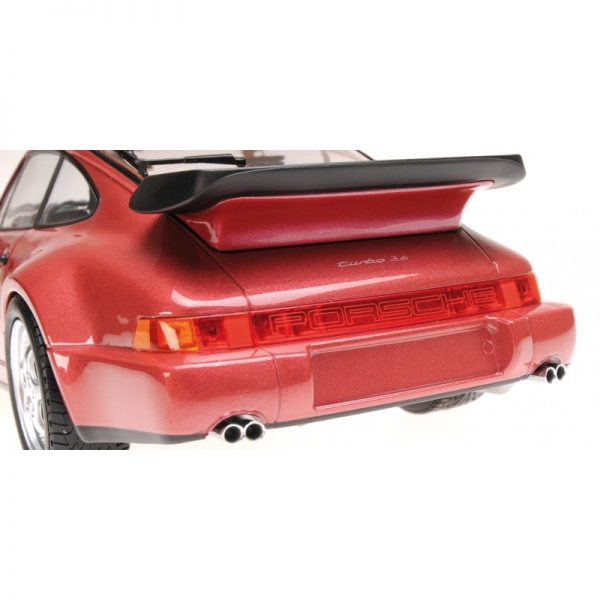 1:18 1990 Porsche 911 Turbo (964) - Red Metallic