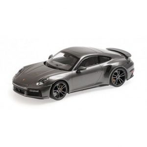 1:18 Porsche 911 (992)  Turbo S - 2020 - Grey Metallic