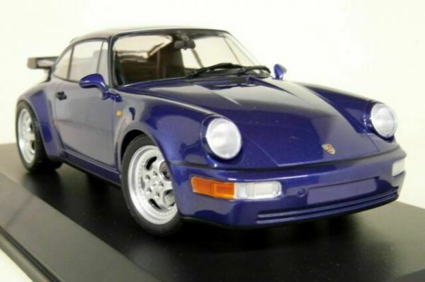 1:18 1990 Porsche 911 Turbo - Blue Metallic